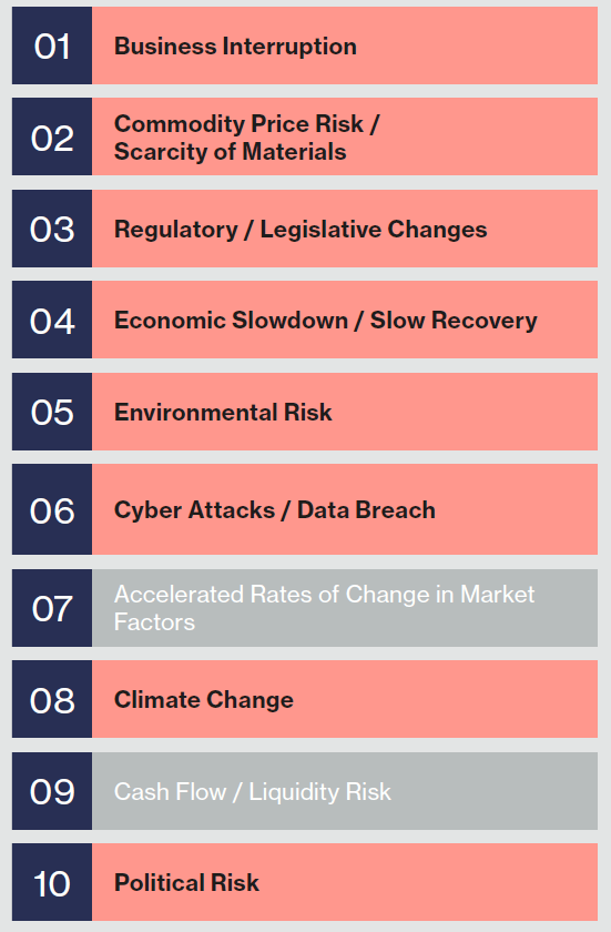 Top 10 Global Risks: Energy