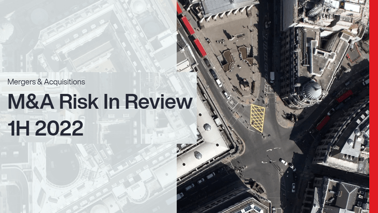 AON and Mergermarket released the latest edition of Global M&A Risk in Review