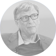 Bill Gates - co-founder of Microsoft