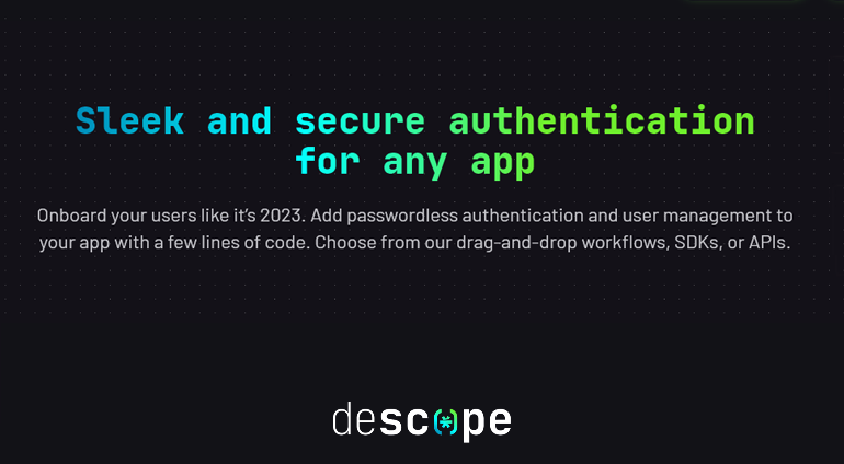 Cybersecurity startup Descope raised $53 mn in Seed funding led by Lightspeed Venture