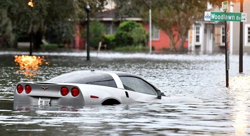 Hurricanes & floods a record-high insured loss