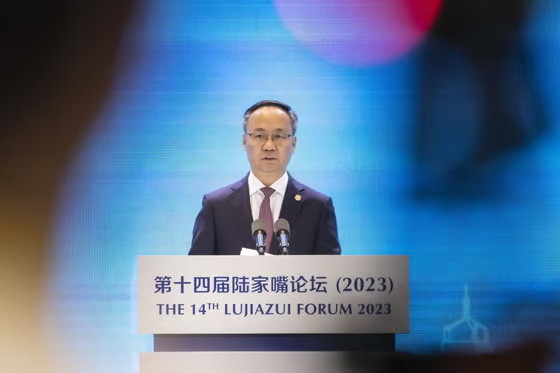 Head of China's National Financial Regulatory Administration, Li Yunze