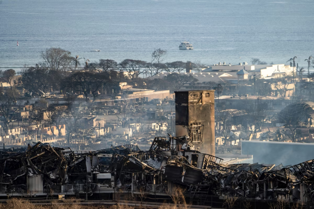 Insured losses for the Hawaii wildfires will be at $1 bn