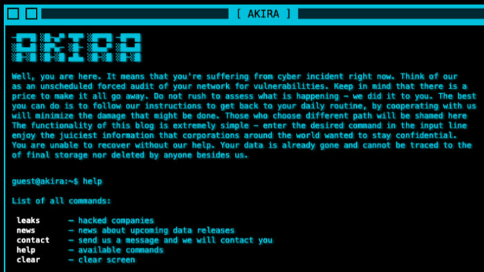 Logpoint uncovered the Akira infection chain through malware analysis