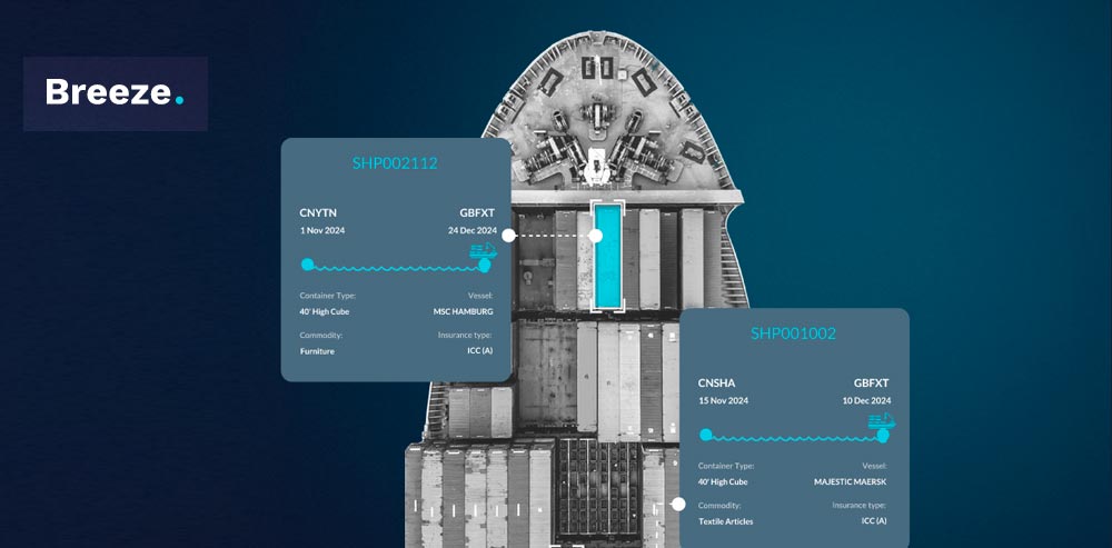 Insurtech Breeze digitalizes Barrington's cargo insurance process