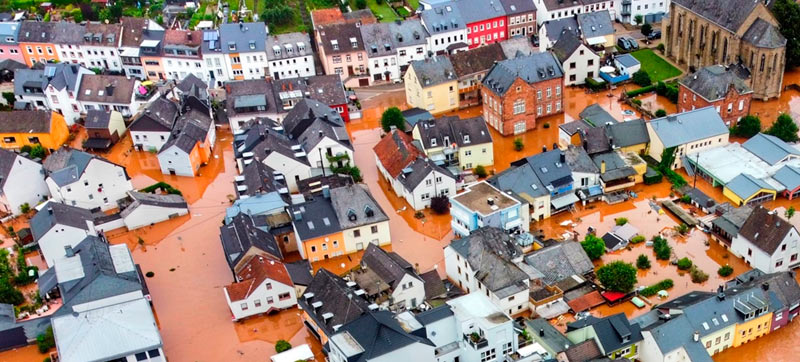 Insured losses from the flooding in Germany will remain under €1 bn if the flood dykes hold