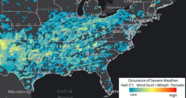 Insurance losses from US severe weather could reach nearly $20 bn