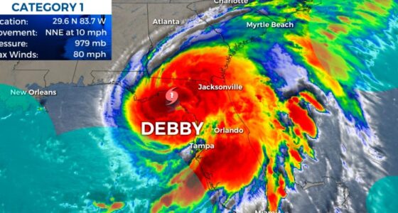 Insured losses from Hurricane Debby increased to $122 mn in Florida