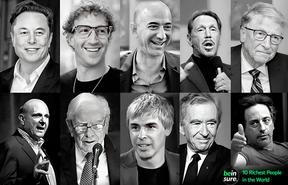 Top 10 Billionaires by Net Worth in 2025 – Bloomberg Billionaires Index