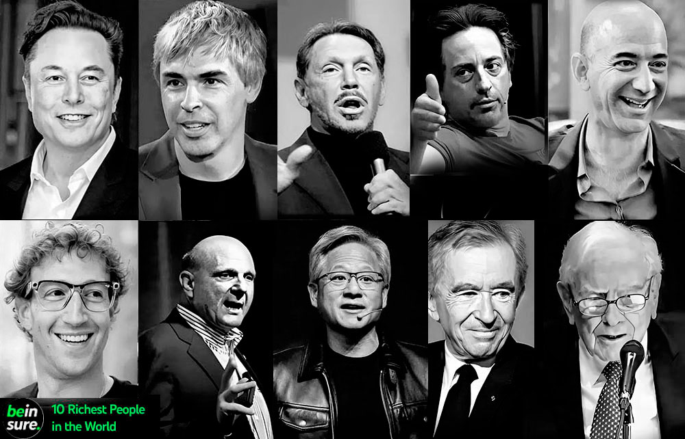 Top 10 Billionaires by Net Worth in 2025