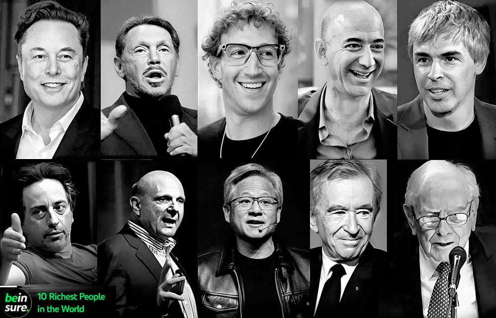 Top 10 Billionaires by Net Worth in 2025