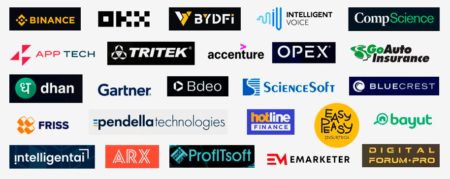 Beinsure`s advertisers - Renowned companies in technology, insurance, blockchain, investment, and finance trust us to promote their brands