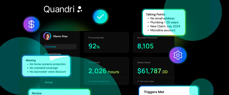 Canadian AI insurtech Quandri raised $12 mn in a Series A funding round