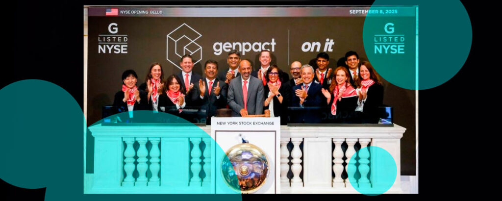 Genpact a milestone with the ringing of the opening bell at the New York Stock Exchange