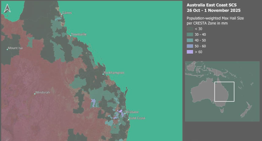 PERILS estimates A$1,108 mn loss from Australia convective storms