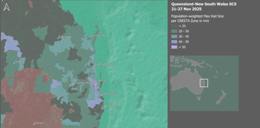 Queensland and New South Wales Severe Convective Storms