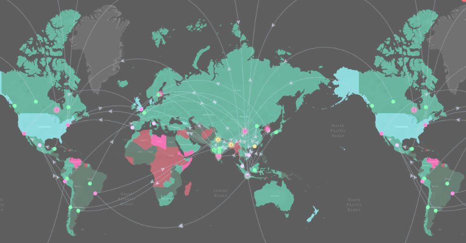 Visualizing Supply Chains in Distress