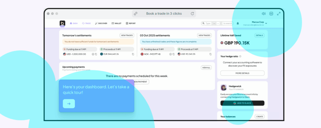 Bound raised €20.7 mn Series A to scale automated FX hedging