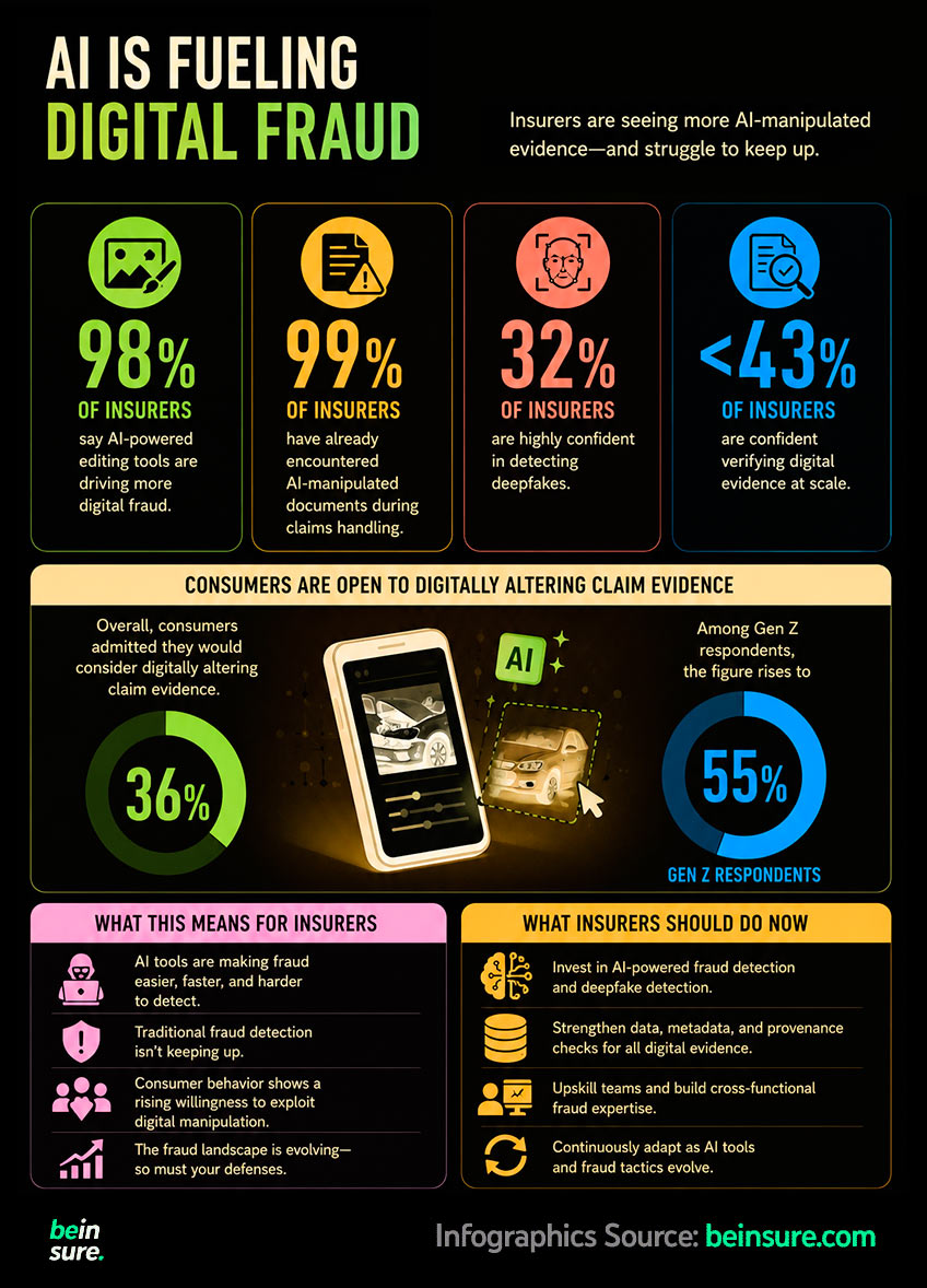 Infographic: AI is Fueling Digital Insurance Fraud