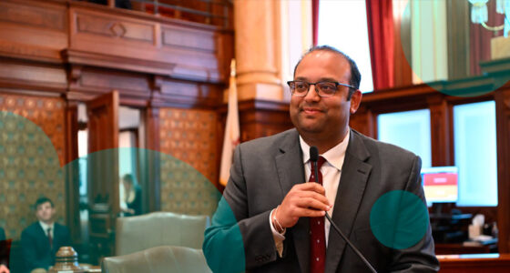State Senator Ram Villivalam, a Chicago Democrat