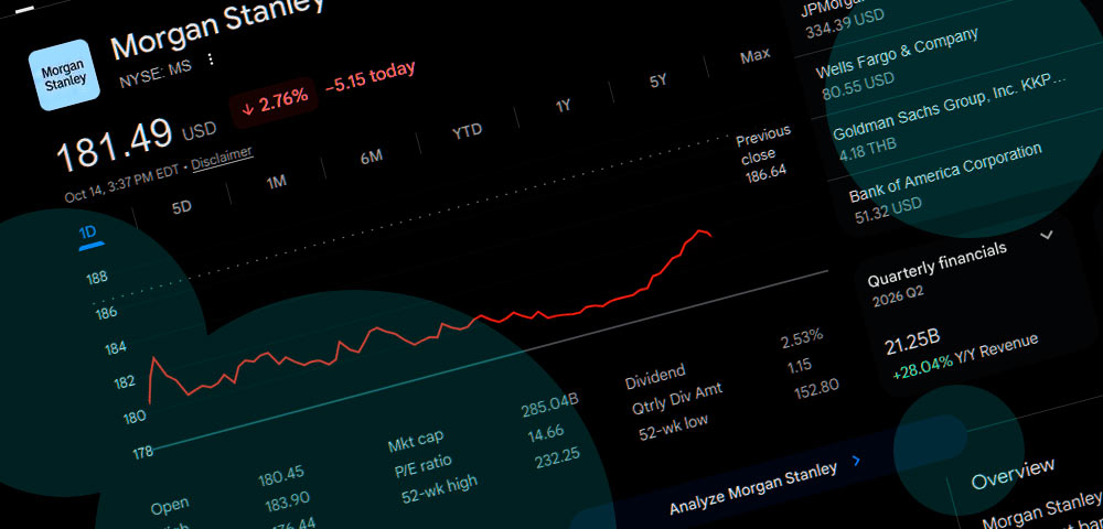 Morgan Stanley (NYSE: MS) stock price forecast: Analysts see 22% upside after Q3 earnings