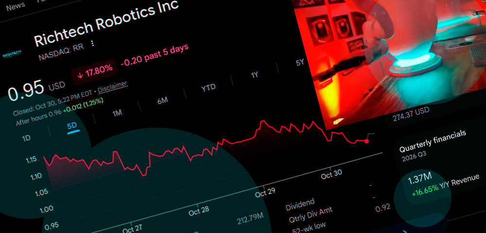 Richtech Robotics (NASDAQ: RR) stock price forecast: shares plunge amid Q3 losses and $12 mn buyback