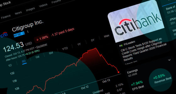 Citigroup (NYSE: C) stock price forecast: Q3 earnings beat and $152 price target