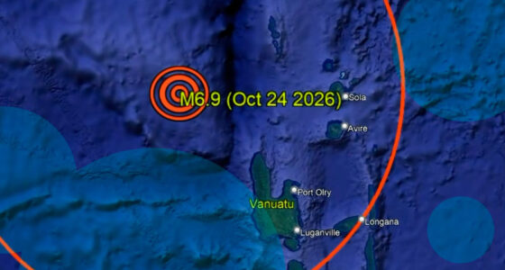 Magnitude 6.9 earthquake strikes Vanuatu, tsunami warning lifted