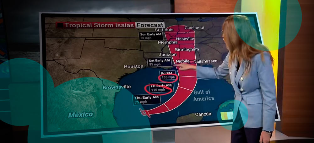Tropical Storm Isaias targets Gulf Coast as hurricane