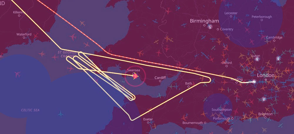British Airways BA295 returns to Heathrow after emergency over Ireland