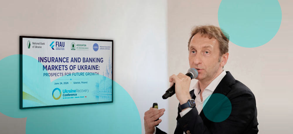 Andriy Peretyazhko, Chairman of the Management Board at ARX, presented the company's experience in developing commercial war risk insurance solutions during the full-scale war