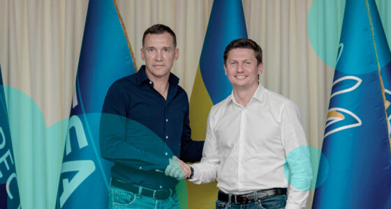 VUSO becomes official partner of Ukraine national football team