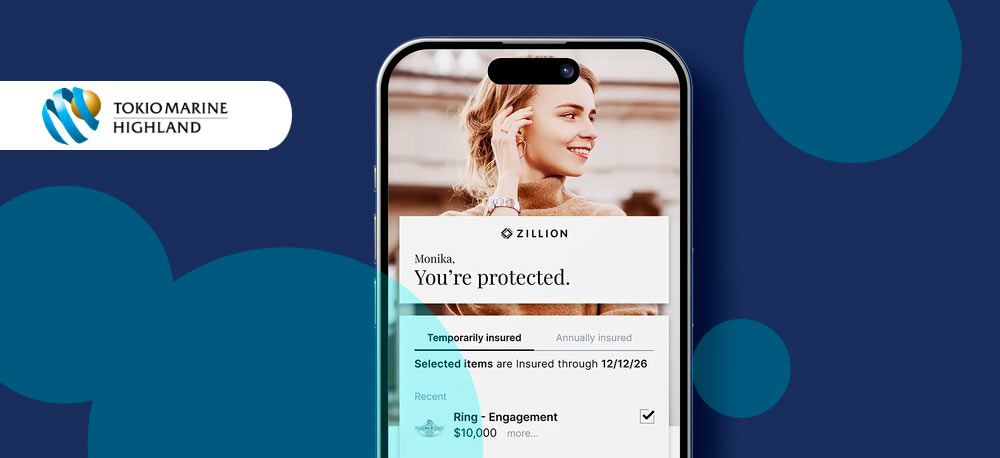 Zillion and Tokio Marine Highland expand luxury jewelry insurance